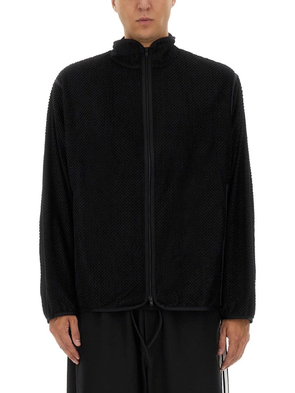 Y-3 - Black High-neck Zip-up Jacket - Jente