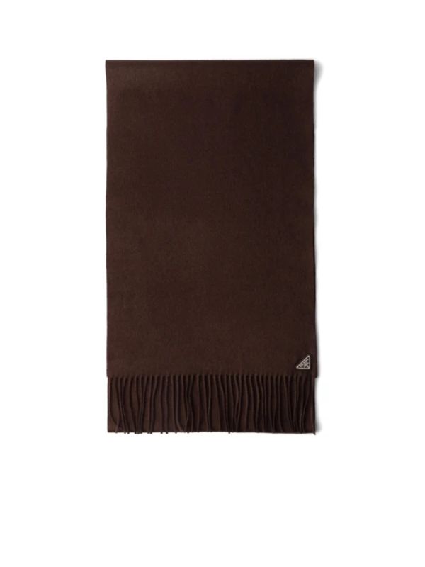 Prada Brown Wool Mufflers