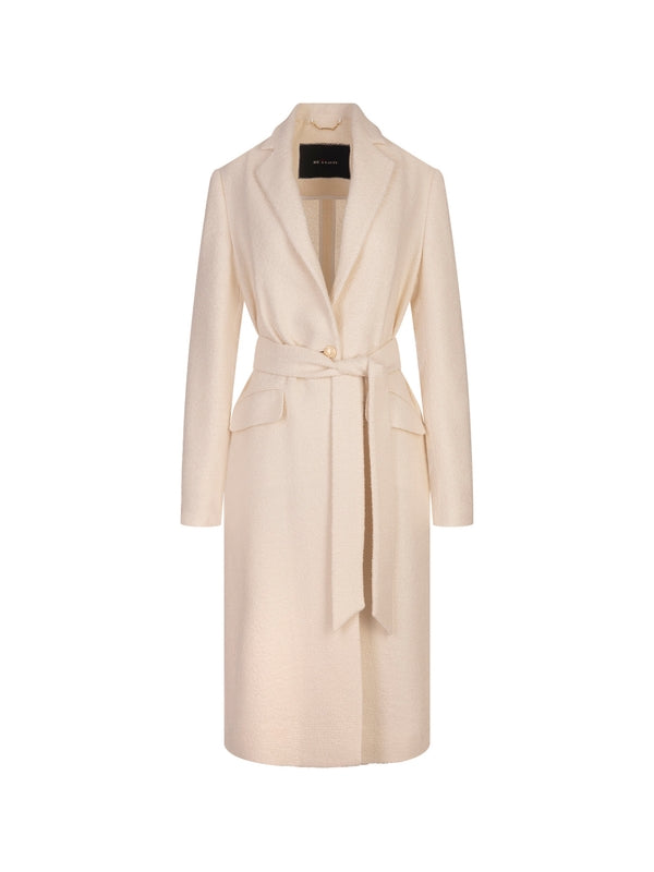 Belt Silk Cashmere Coat