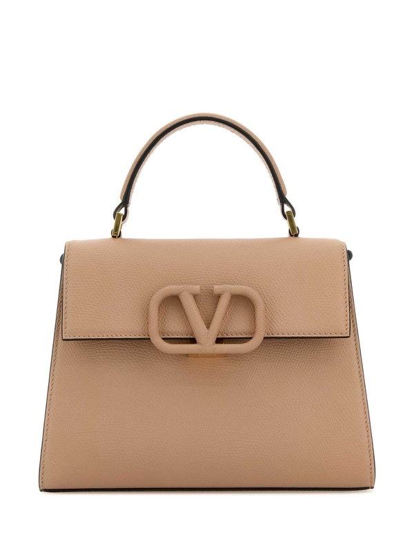 Vsling Leather Small Tote Bag