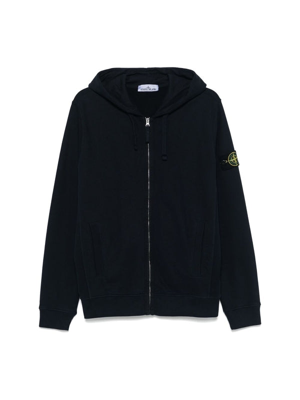 Wappen Patch Cotton Hoodie Zip-Up