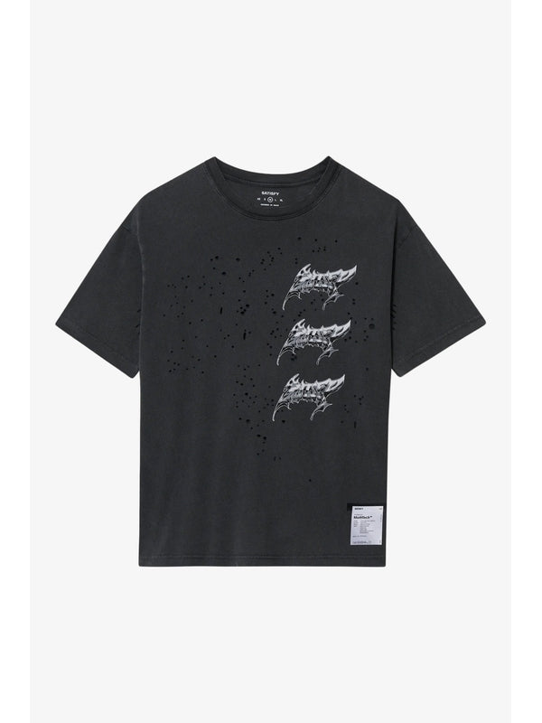 Satisfy MothTech Black Short Sleeve T-shirt