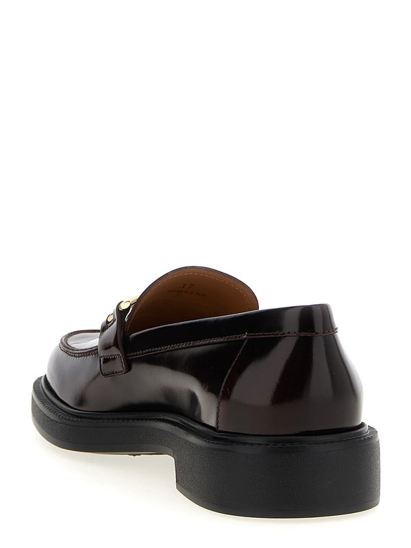 Tod'S Burgundy Loafers