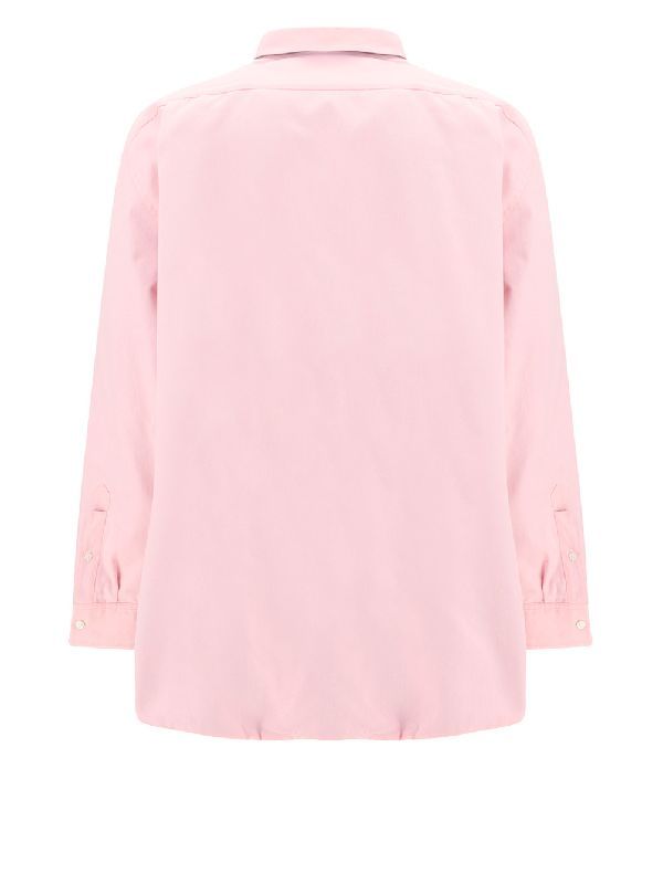 Chest Anagram Reversible Cotton Shirt