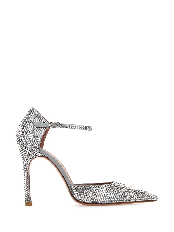 Vittoria Crystal-embellished Slingback
  Heels