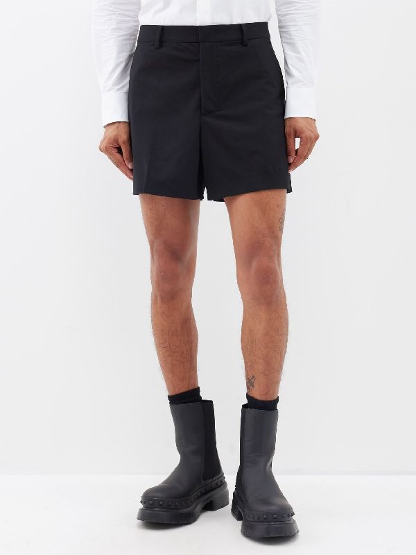 Wool Blend Bermuda Shorts