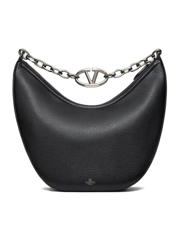 V Logo Moon Zip Medium
  Crossbody Bag