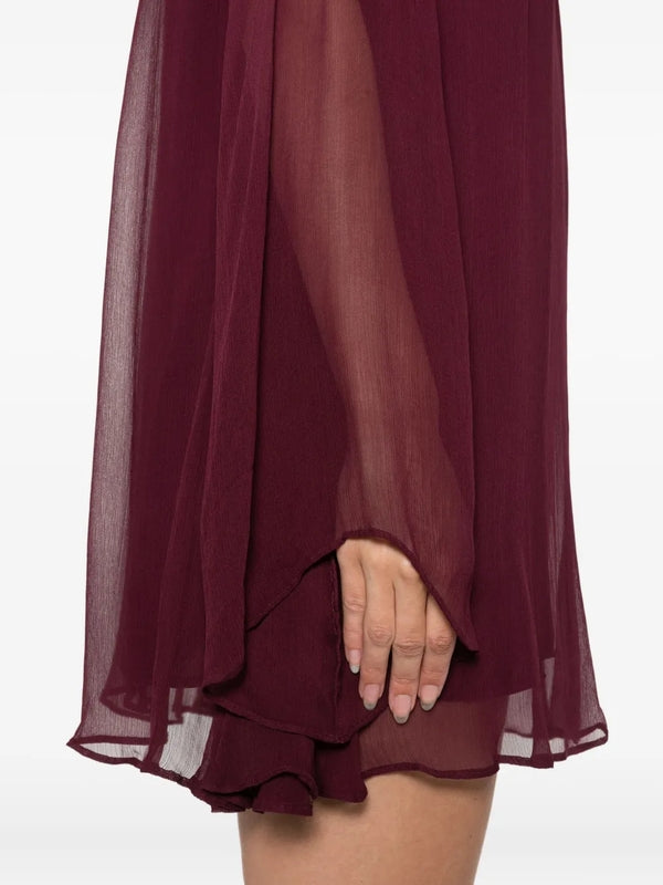 Staud Purple Mini Dress