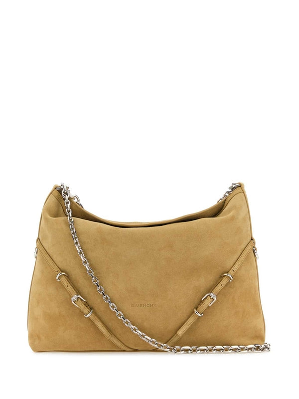 Voyou Suede Medium Shoulder Bag