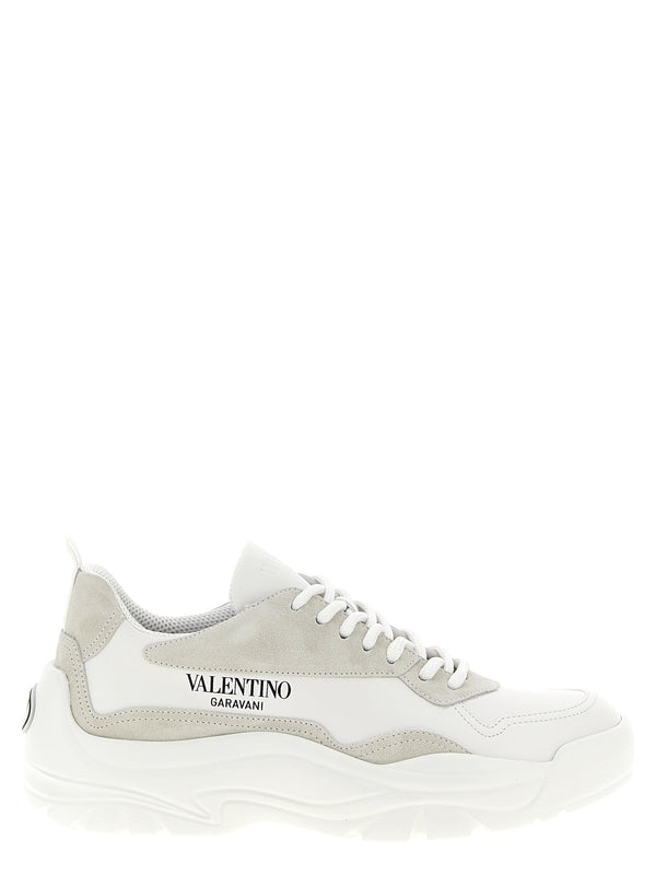 Valentino White Low Top Sneakers