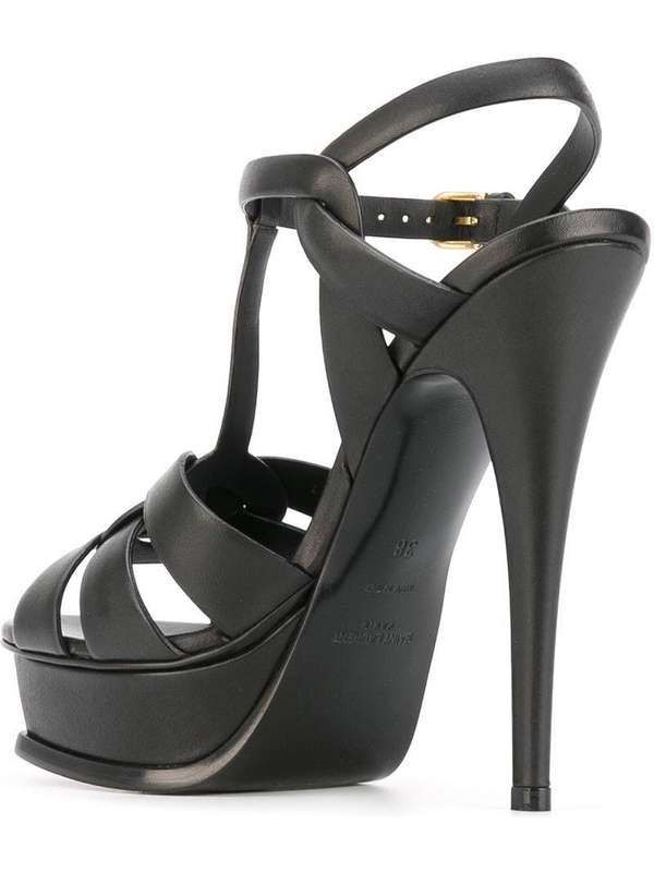 Tribute Leather Sandal Heel