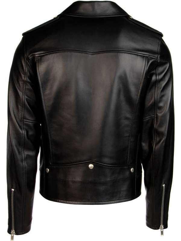 Black Leather Biker Jacket