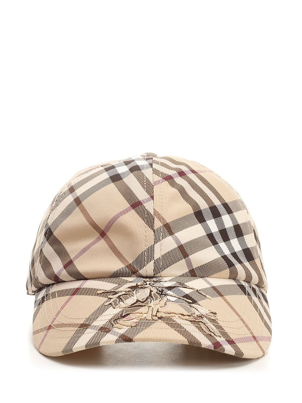 Check Pattern Baseball Cap