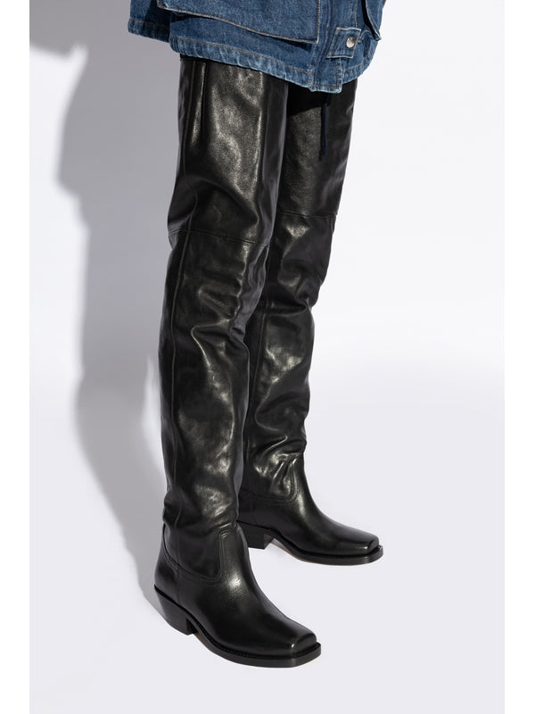 Amati Leather High Boots