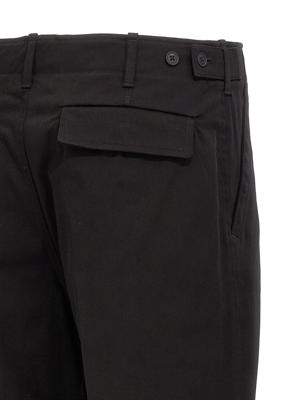 Zipper Pocket Cotton Pants