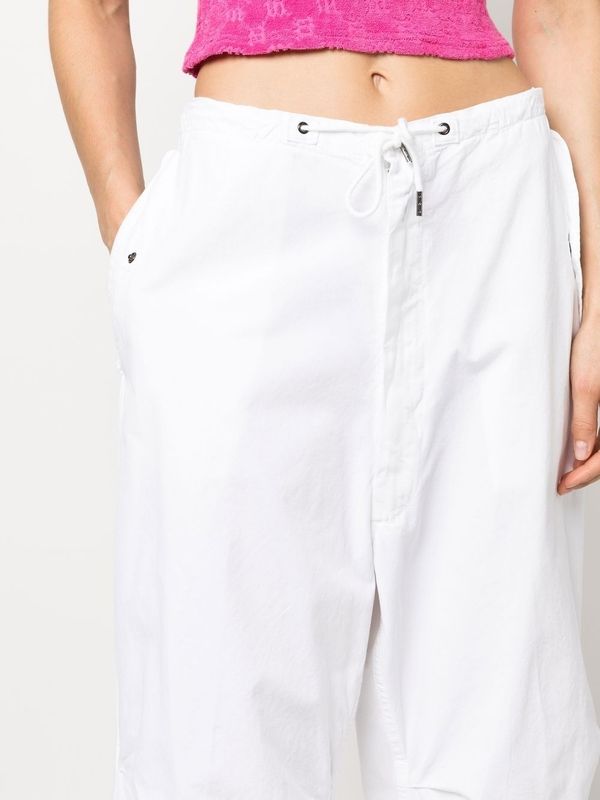 Drawstring Cotton Pants