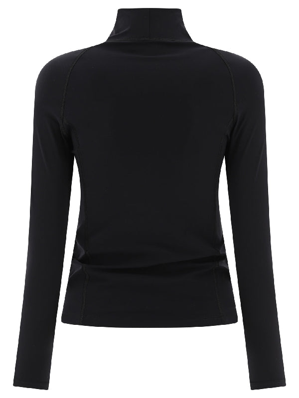 Activewear Logo Highneck Long Sleeve Top