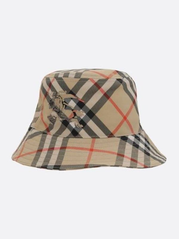 EKD Logo Check Pattern Bucket Hat