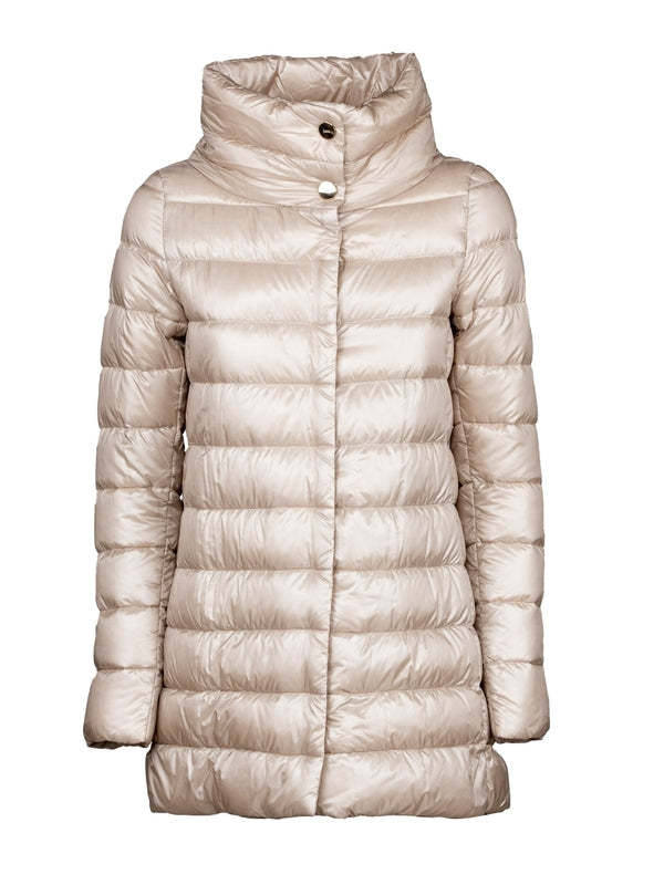 Amelia High-neck Nylon Padded Jacket