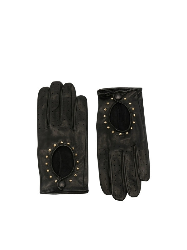 Ernest W. Baker Black Leather Gloves