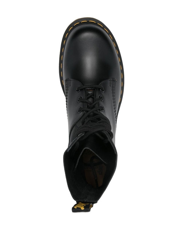 Dr. Martens Number Logo Leather Lace-up Boots