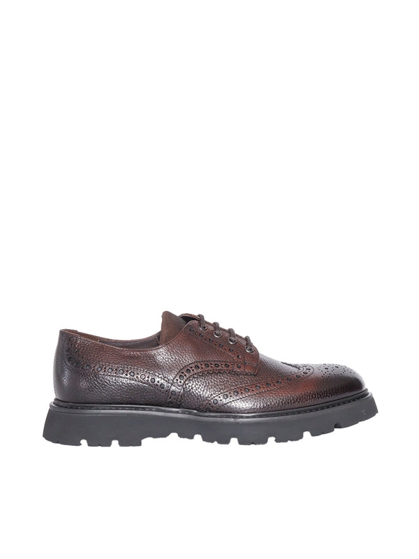 Brown Calfskin Driving Shoes