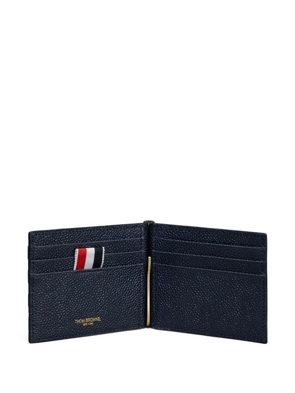 Thom Browne Navy Card Holders