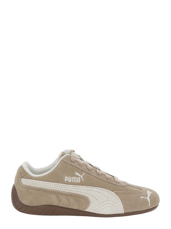 Puma Beige Low Top Sneakers