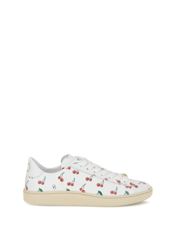 Valentino White Low Top Sneakers