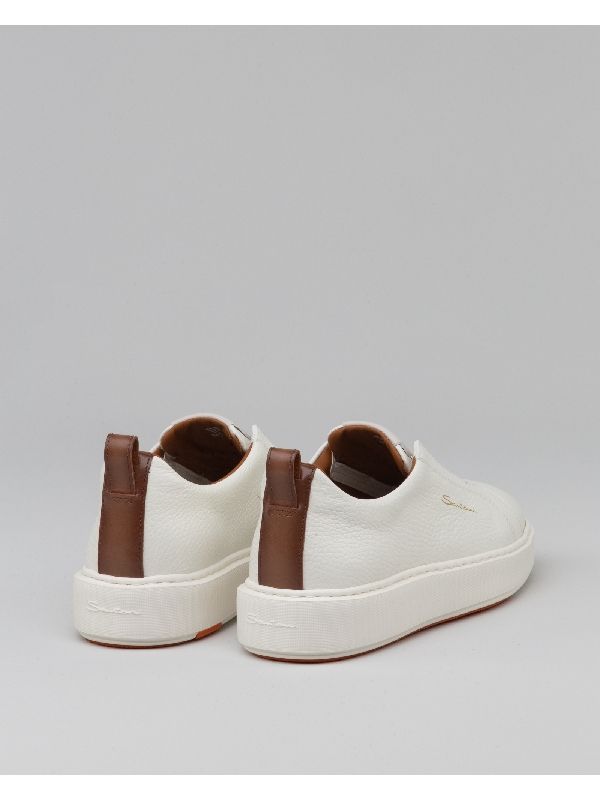 Logo Leather Lowtop Sneakers