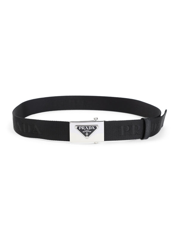 Metal Triangle Logo Belt