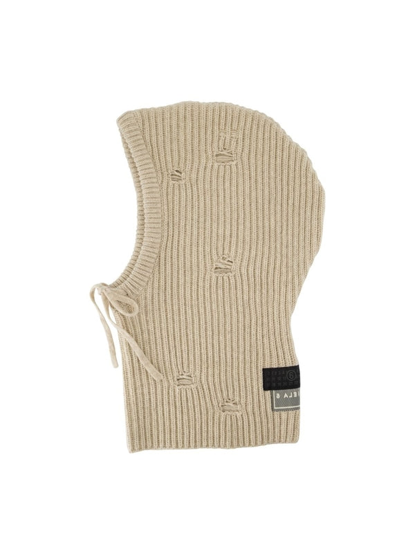 Mm6 Maison Margiela Beige Balaclava