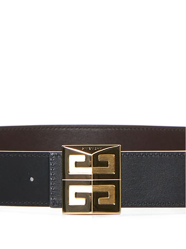 4g Logo Buckle Reversible Leather Belt