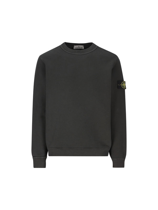 Wappen Patch Cotton Sweatshirt - Jente