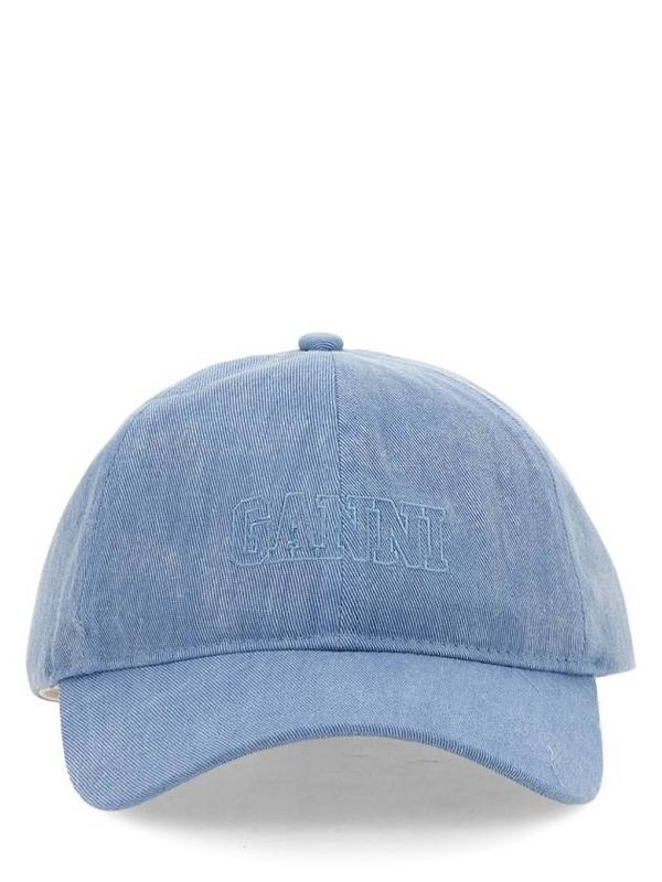 Logo Detail Denim Ball Cap