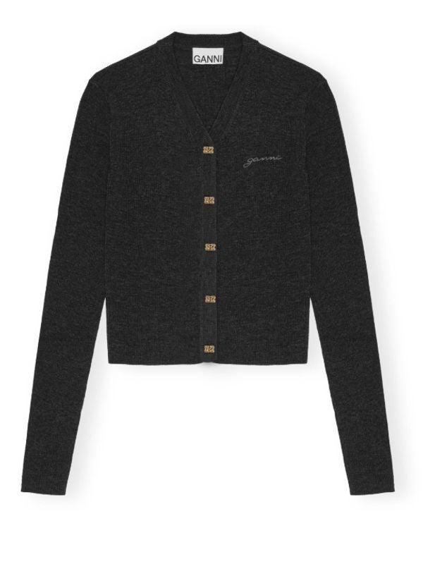 Mini ribbed cardigan Cardigans