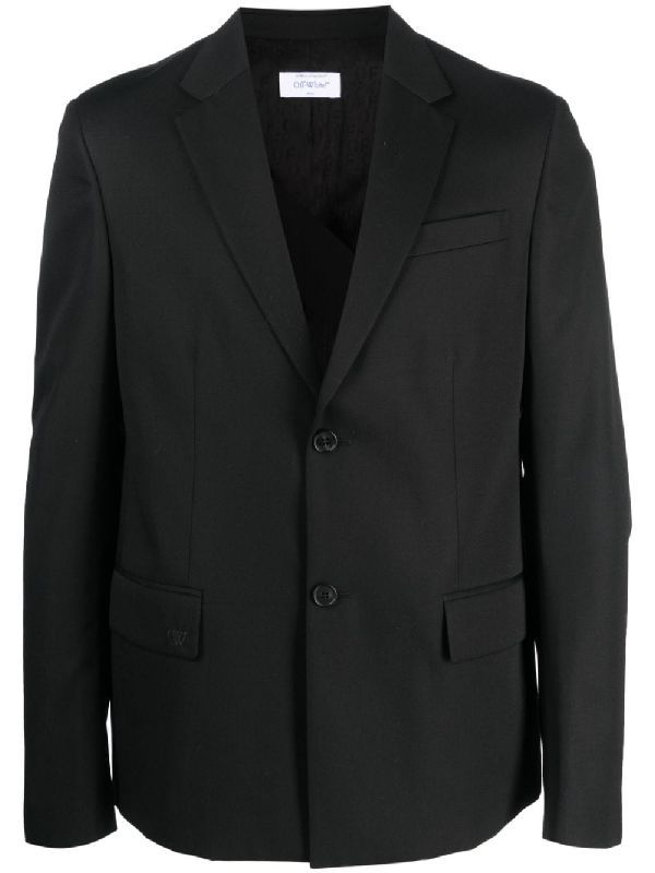 Black Single Wool Jacket