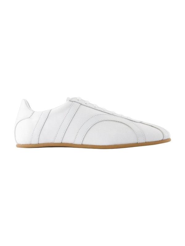 Toteme White Low Top Sneakers