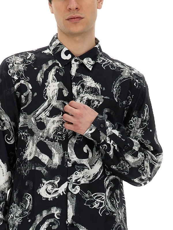 All-Over Printing Long Sleeve Shirt