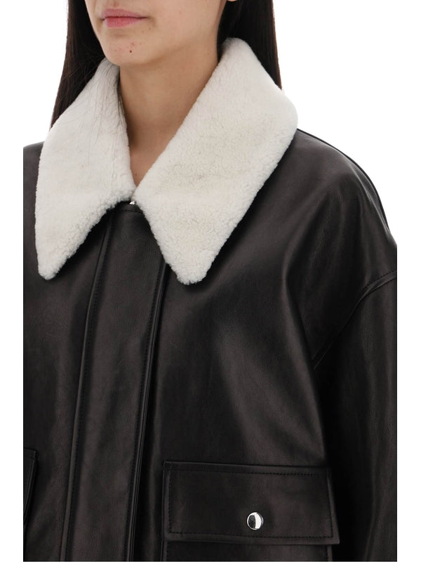 KHAITE - Shellar Leather Jacket - Jente