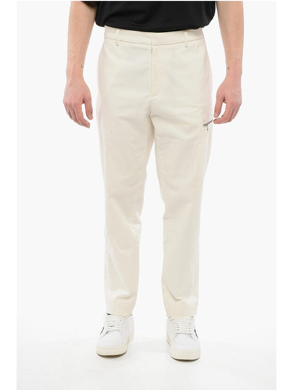 White Cotton Pants