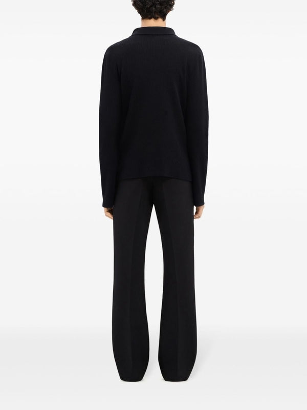 徽标贴片罗纹 Polo 衫