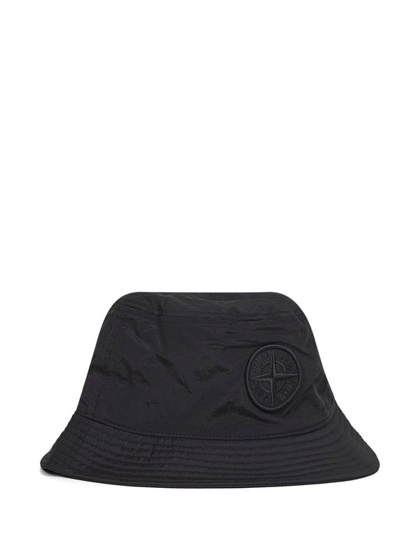 Stone Island Black Bucket Hats