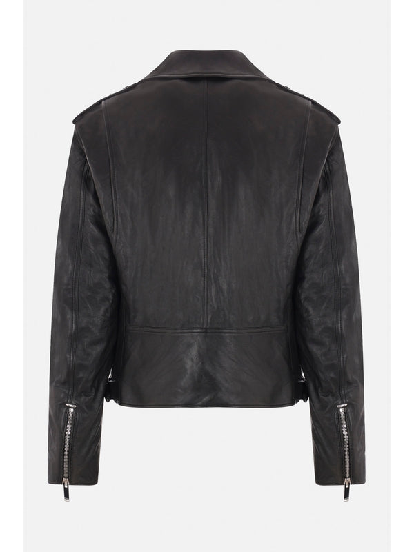 Alexander Mcqueen Black Biker
