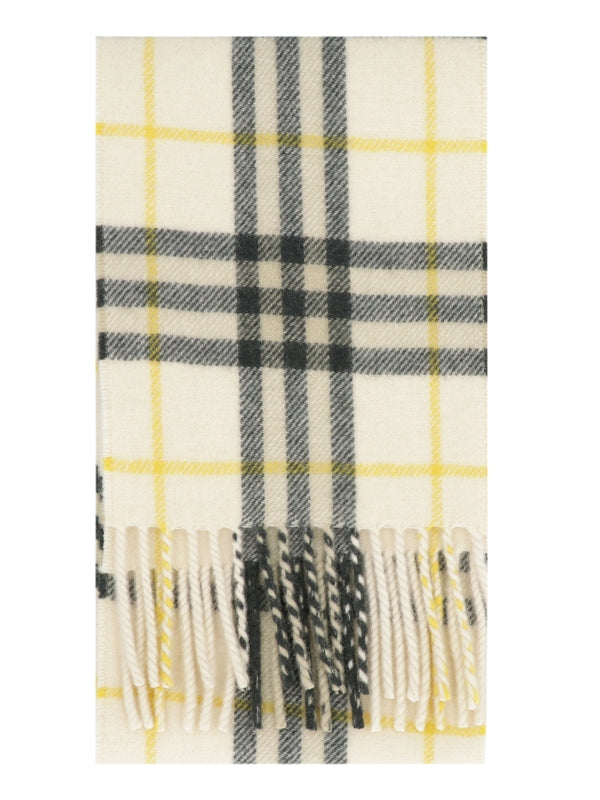 Check Pattern Cashmere Muffler