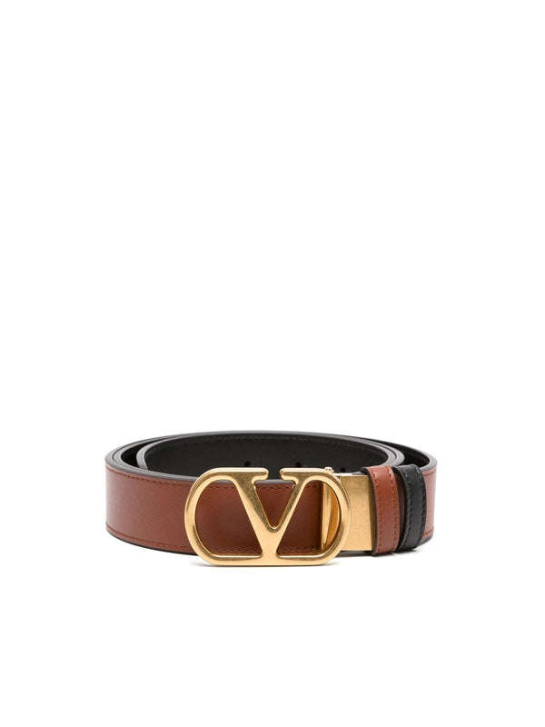 Valentino Brown Leather Belts