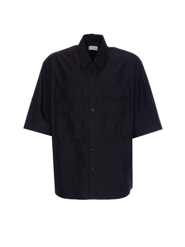 Utility Cargo Pocket Cotton Short Sleeve Shirt
