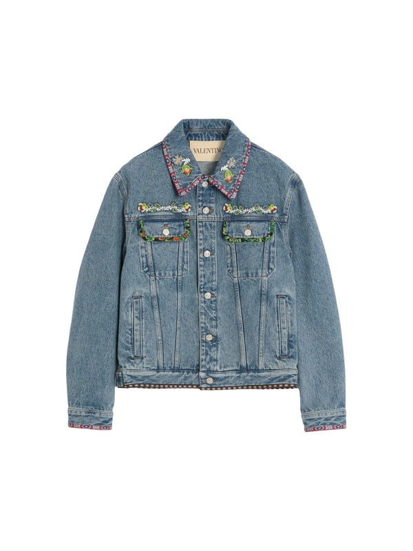 Valentino Blue Trucker