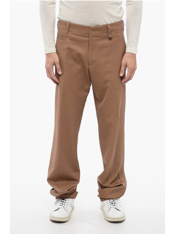 ベージュウールパンツ