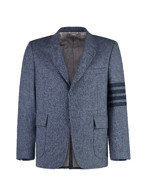 4-Bar Wool Single Jacket